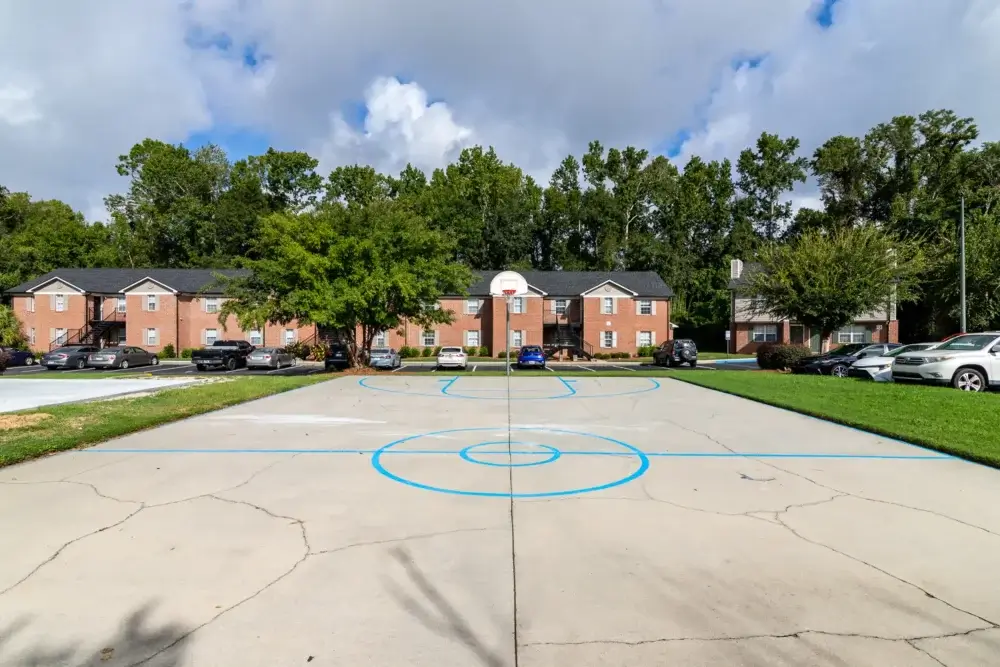 basketball court the vine at bermuda run apartments near gsu