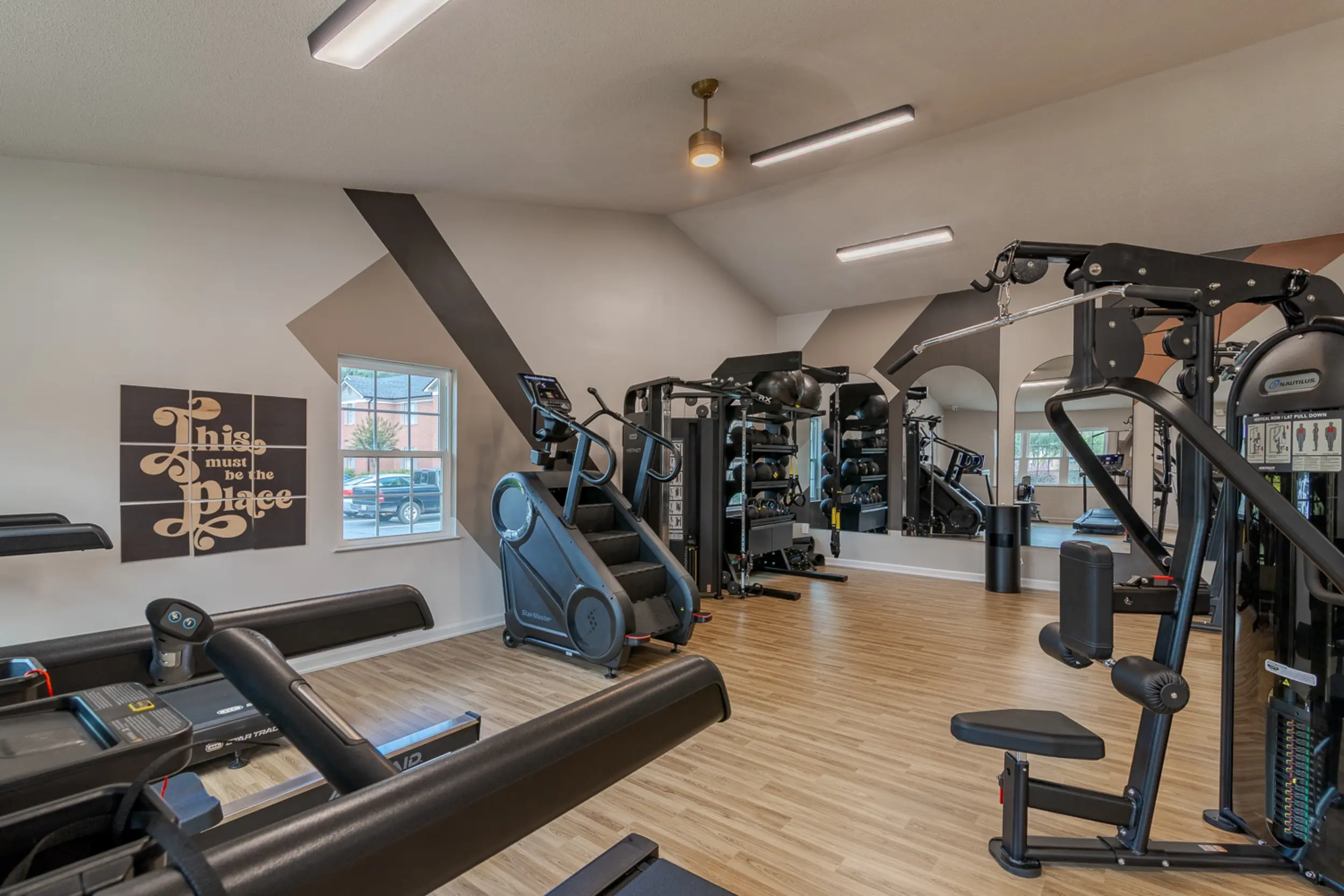 fitness center machines the vine at bermuda run apartments near gsu